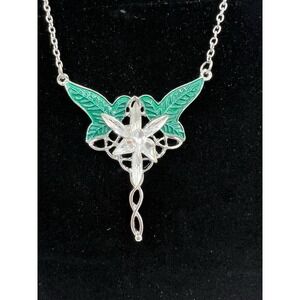 Lord Of The Rings Inspired Ever Star Necklace/brooch 1 1/4" Chain Approx 24"